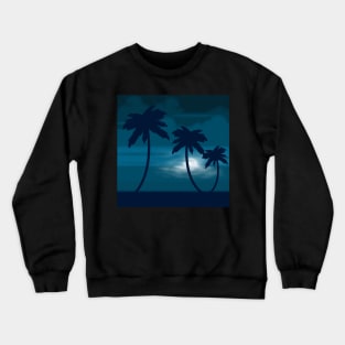 Beach sunset - dark Crewneck Sweatshirt